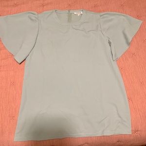 light blue blouse indie and co
